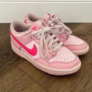 Pink Nike Dunks - Unisex/Big Kid sizing Y4 🩷